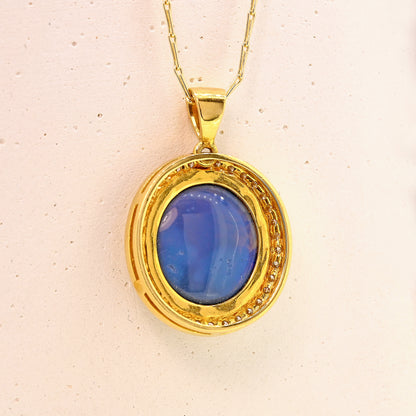 Opal necklace, Opal pendant, opal and diamond necklace, opal and diamond pendant, bespoke opal necklace, bespoke opal pendant, bespoke opal and diamond necklace, bespoke opal and diamond pendant, Bespoke black opal necklace, bespoke black opal pendant, black opal necklace, black opal pendant, black opal and diamond, black opal and diamond pendant